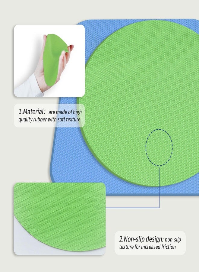 Imeepa 4PCS Jar Opener for Seniors with Arthritis - Rubber Gripper Pads, Bottle & Can Opener, Kitchen Gadgets (Light Blue + Green) - Image 5